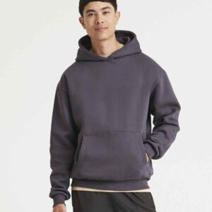 AWDis Heavyweight Signature Hoodie | Solid Charcoal