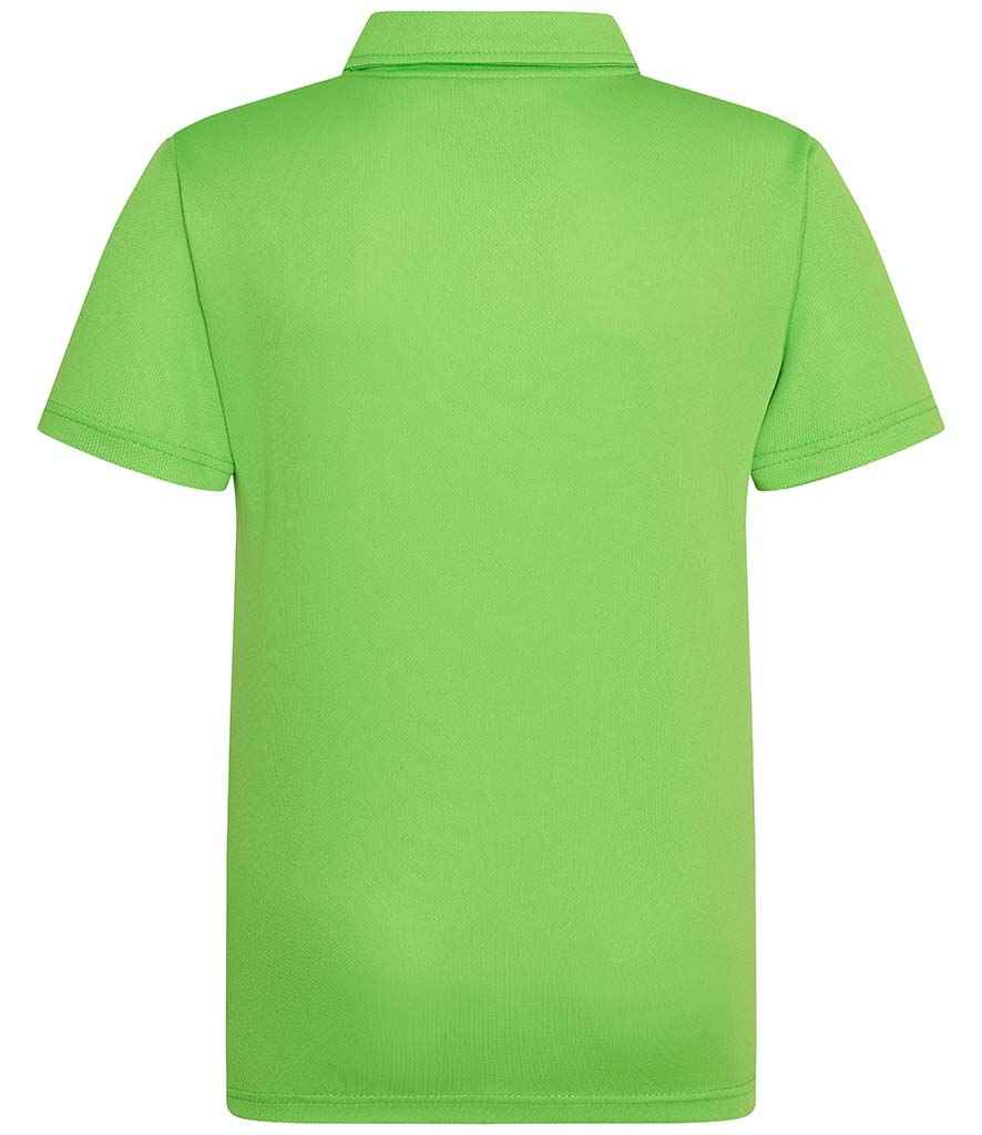 AWDis Kids Cool Polo Shirt | Lime Green - Image 2