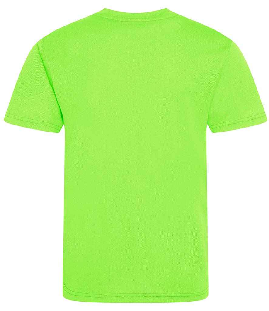AWDis Kids Cool Recycled T-Shirt | Electric Green - Image 2