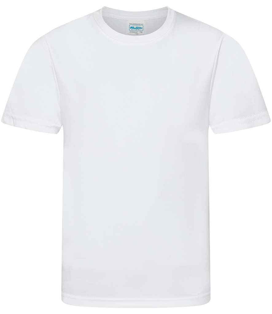 AWDis Kids Cool Smooth T-Shirt | Arctic White
