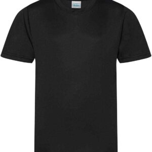 AWDis Kids Cool Smooth T-Shirt | Jet Black