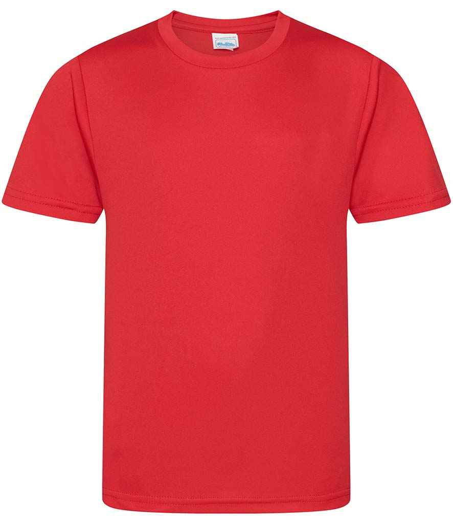 AWDis Kids Cool Smooth T-Shirt | Red - Image 2