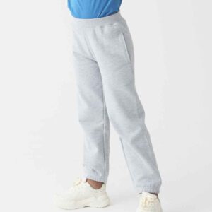 AWDis Kids Cuffed Jog Pants | Heather Grey