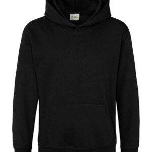 AWDis Kids Hoodie | Deep Black