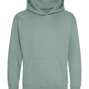 AWDis Kids Hoodie | Dusty Green