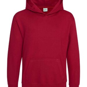 AWDis Kids Hoodie | Red Hot Chilli