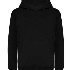 AWDis Kids Organic Hoodie | Deep Black