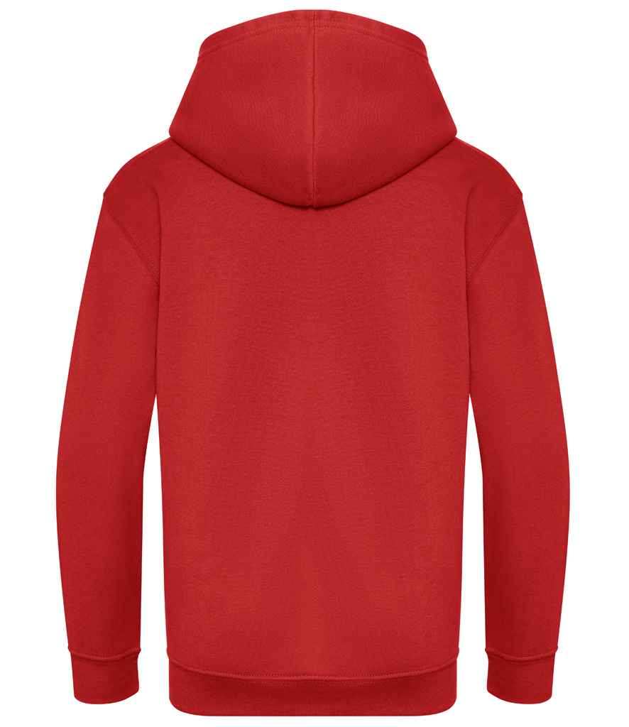 AWDis Kids Organic Hoodie | Fire Red - Image 2