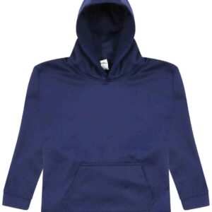 AWDis Kids Sports Polyester Hoodie | Oxford Navy
