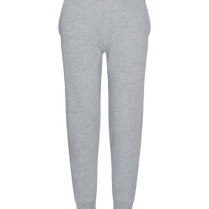 AWDis Kids Tapered Track Pants | Heather Grey