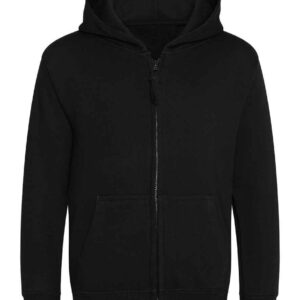 AWDis Kids Zoodie | Deep Black