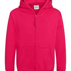 AWDis Kids Zoodie | Hot Pink
