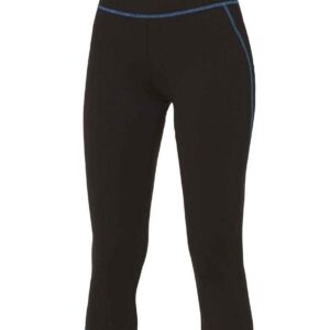 AWDis Ladies Cool Capris | Jet Black/Sapphire Blue