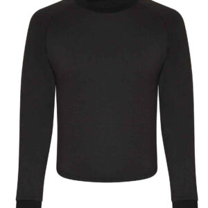 AWDis Ladies Cool Cross Back Long Sleeve T-Shirt | Jet Black