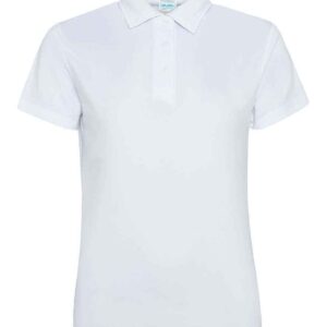 AWDis Ladies Cool Polo Shirt | Arctic White