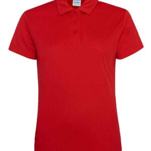 AWDis Ladies Cool Polo Shirt | Fire Red