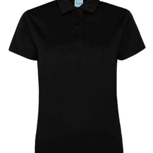 AWDis Ladies Cool Polo Shirt | Jet Black
