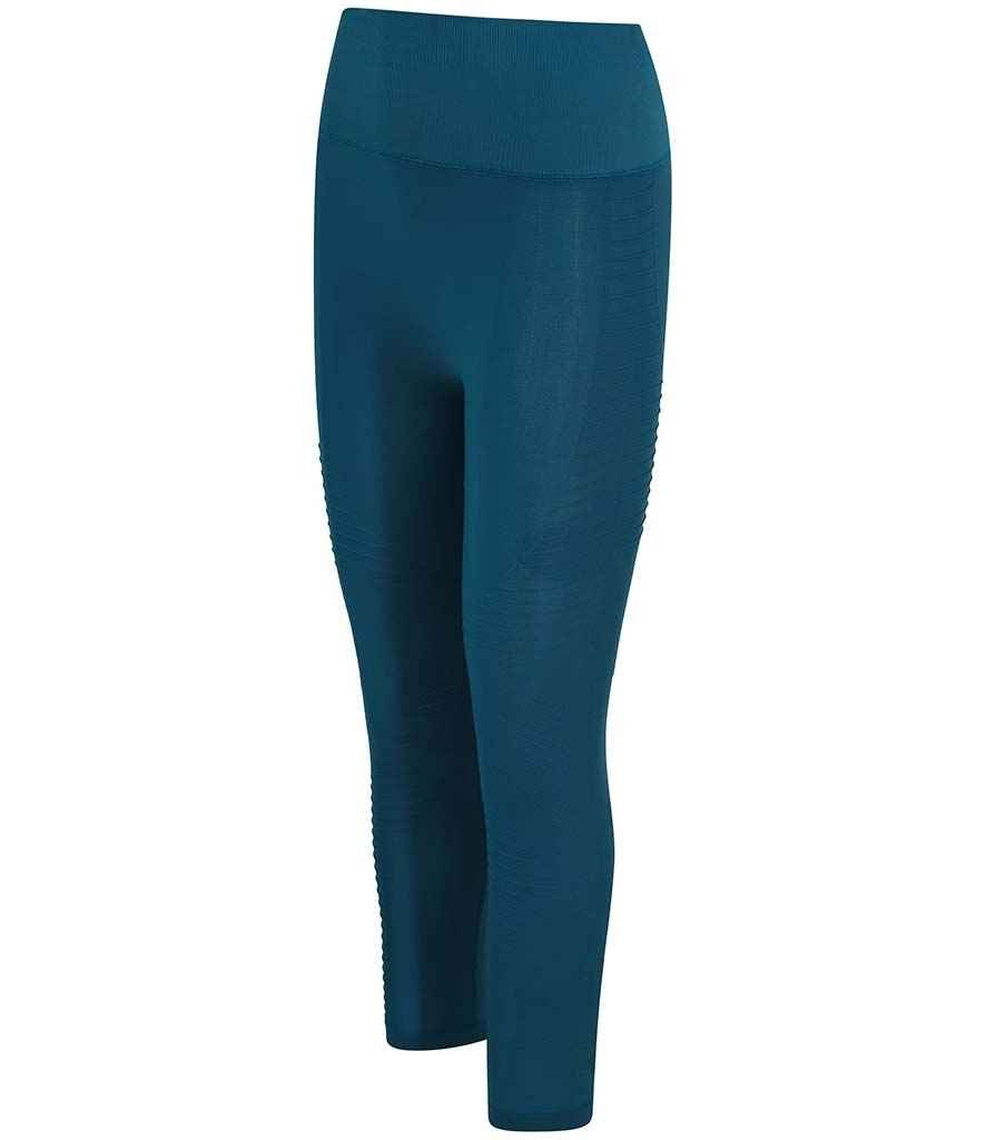 AWDis Ladies Cool Seamless Leggings | Ink Blue - Image 3