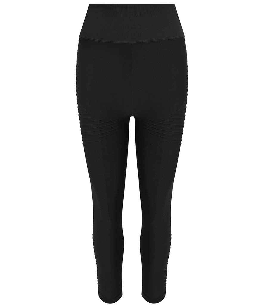 AWDis Ladies Cool Seamless Leggings | Jet Black - Image 2