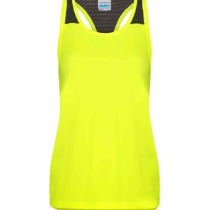 AWDis Ladies Cool Smooth Workout Vest | Electric Yellow