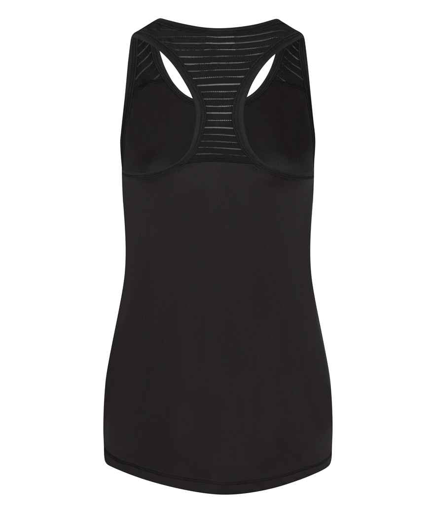 AWDis Ladies Cool Smooth Workout Vest | Jet Black - Image 6