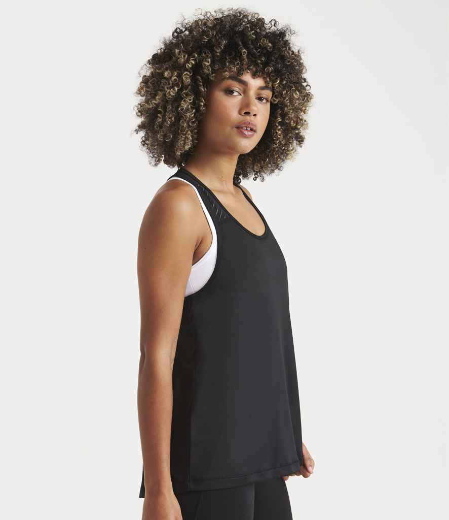 AWDis Ladies Cool Smooth Workout Vest | Jet Black - Image 2