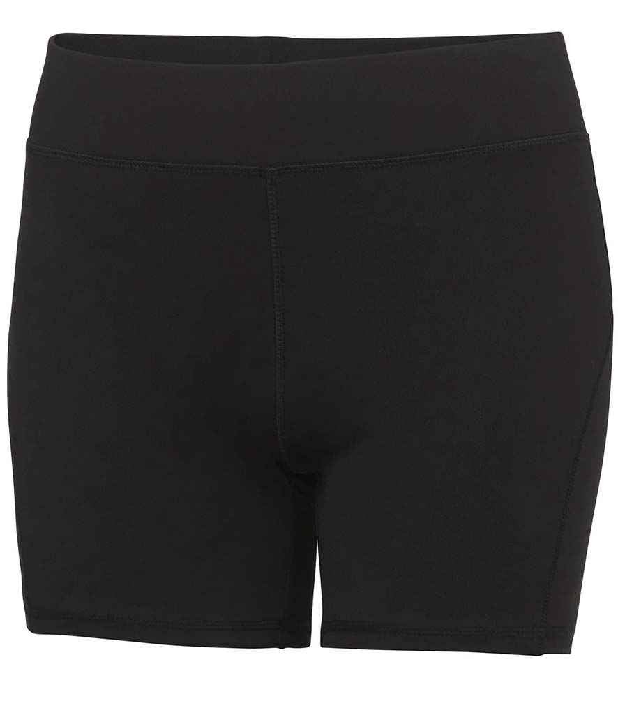 AWDis Ladies Cool Training Shorts | Jet Black - Image 5