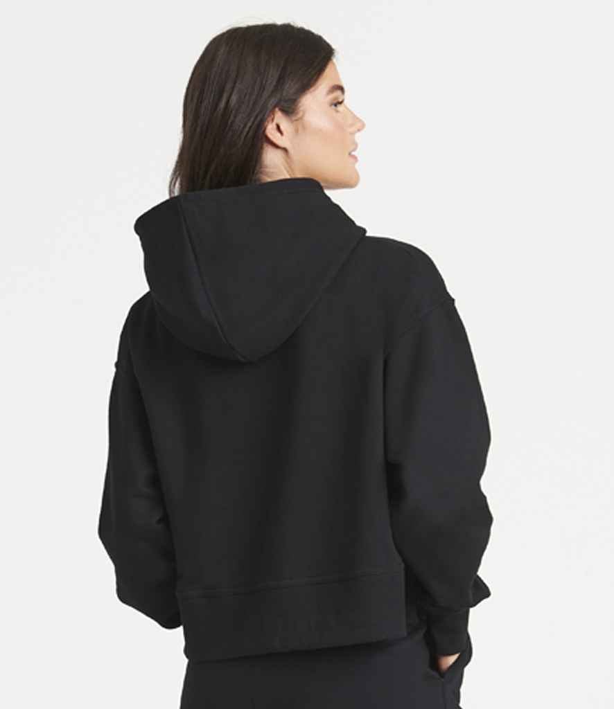 AWDis Ladies Relaxed Hoodie | Deep Black - Image 3