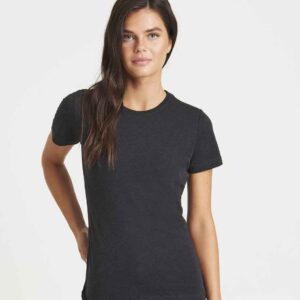 AWDis Ladies Tri-Blend T-Shirt | Heather Black
