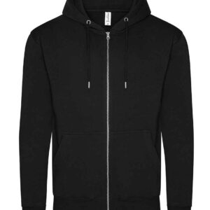 AWDis Organic Zoodie | Deep Black