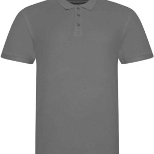 AWDis The 100 Cotton Piqué Polo Shirt | Charcoal
