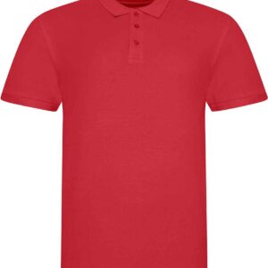 AWDis The 100 Cotton Piqué Polo Shirt | Fire Red