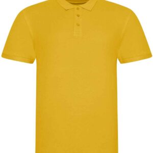 AWDis The 100 Cotton Piqué Polo Shirt | Mustard