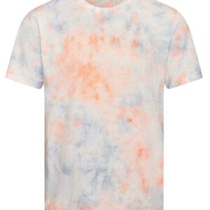AWDis Tie-Dye T-Shirt | Grey Pink Marble