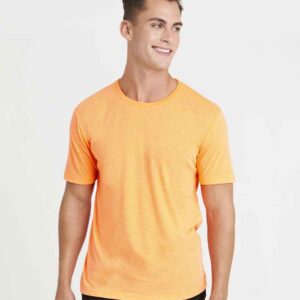 AWDis Unisex Electric Tri-Blend T-Shirt | Electric Orange
