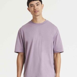 AWDis Unisex Oversize 100 T-Shirt | Dusty Lilac