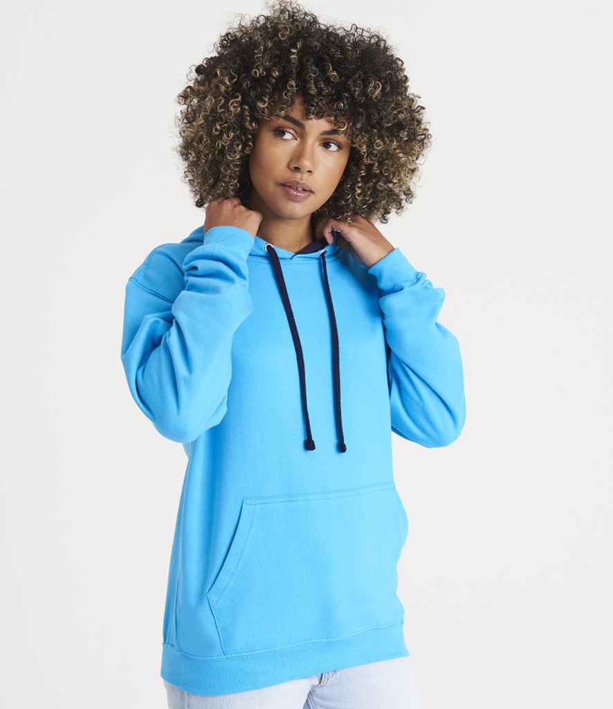 AWDis Varsity Hoodie | Hawaiian Blue/Oxford Navy