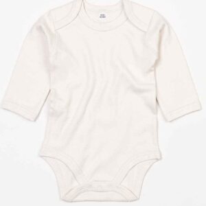BabyBugz Baby Long Sleeve Bodysuit | Natural