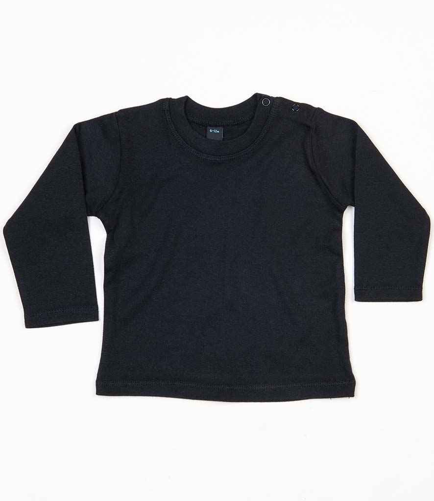 BabyBugz Baby Long Sleeve T-Shirt | Black