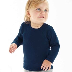 BabyBugz Baby Long Sleeve T-Shirt | Nautical Navy