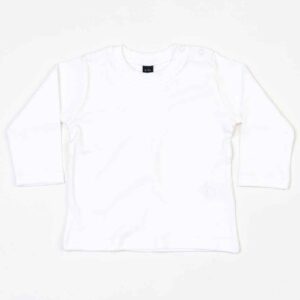 BabyBugz Baby Long Sleeve T-Shirt | White