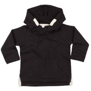 BabyBugz Baby Zipped Hoodie | Black