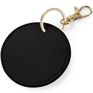 BagBase Boutique Circular Key Clip | Black