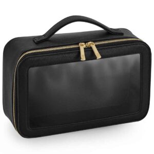BagBase Boutique Clear Travel Case | Black