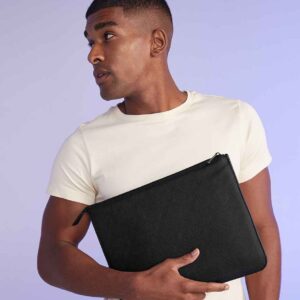 BagBase Boutique Document Slip | Black/Black