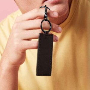 BagBase Boutique Key Clip | Black/Black