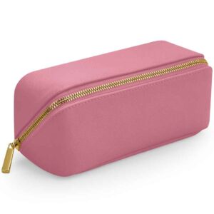 BagBase Boutique Open Flat Mini Accessory Case | Dusky Pink