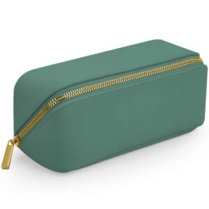 BagBase Boutique Open Flat Mini Accessory Case | Sage Green