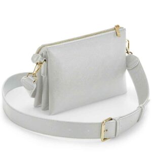 BagBase Boutique Soft Cross Body Bag | Soft Grey