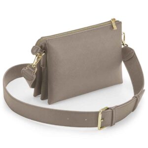 BagBase Boutique Soft Cross Body Bag | Taupe